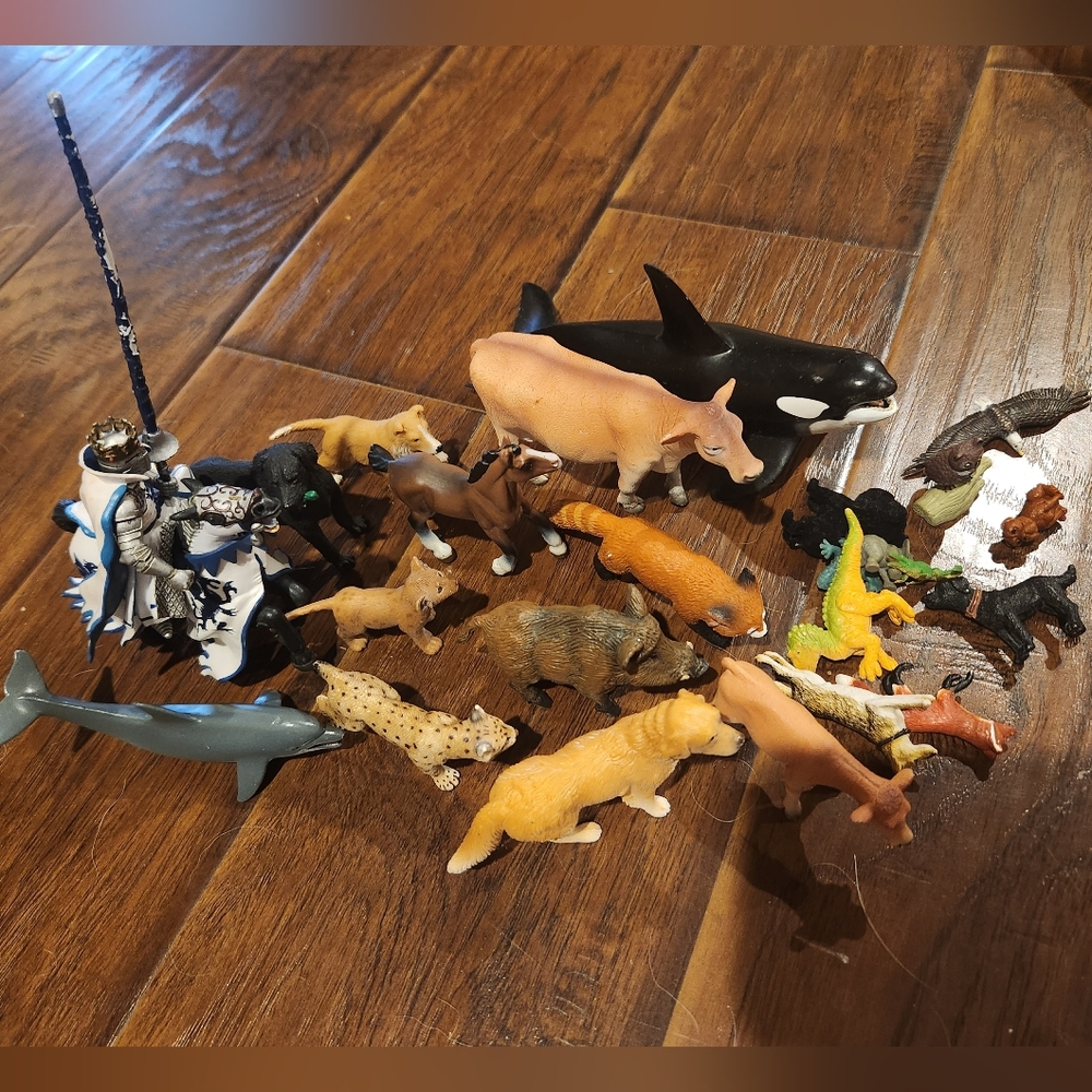 🩷 Schleich Lot Bundle Of 23 Toy Animal Collectibles